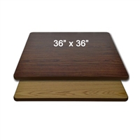 <b>SES</b> 36" x 36" Oak & Walnut Table Top
