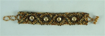 Bracelet -Button Gold