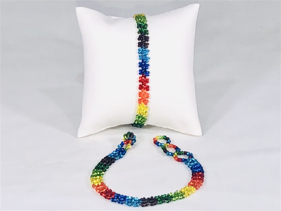 Bracelet - Flower Chain Rainbow