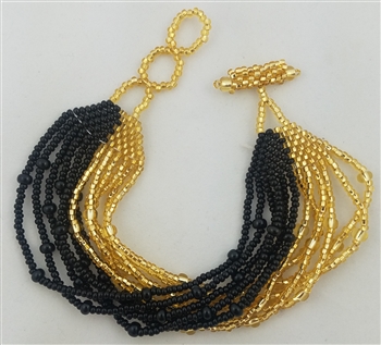 Bracelet Mia - Gold/Black
