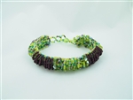 Caterpillar Loop Bracelet Grape-Lime