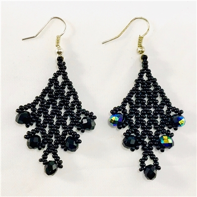 Angelita Earrings - Black