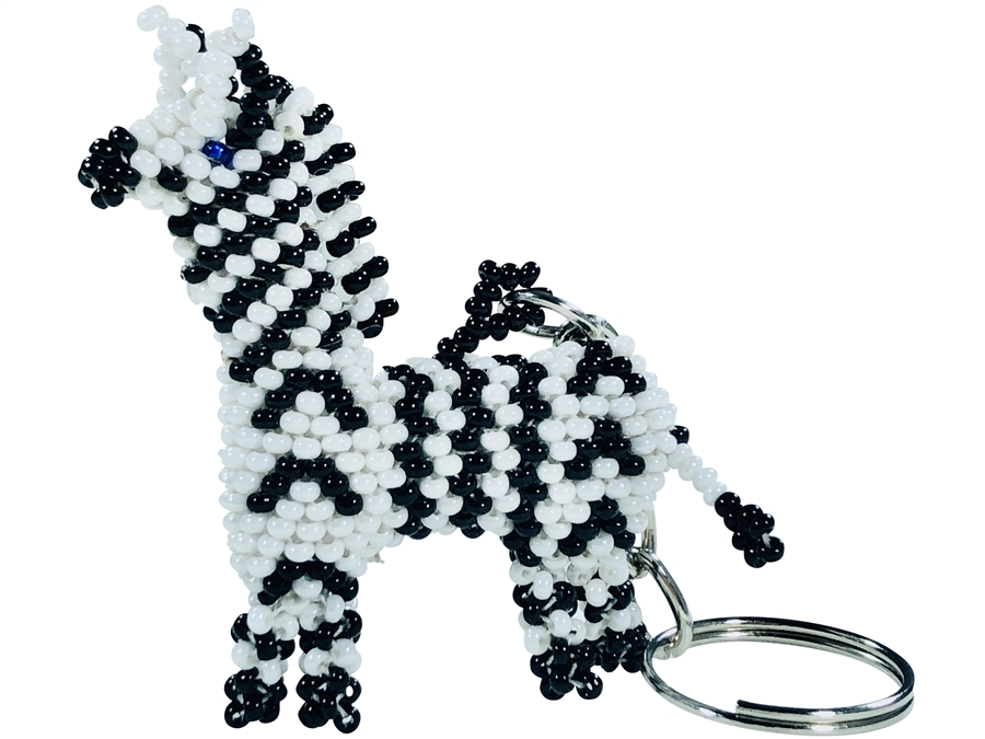 Keychain Charm - Zebra