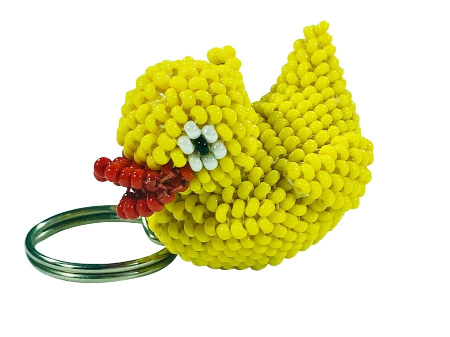 Keychain Charm - Duck - Yellow