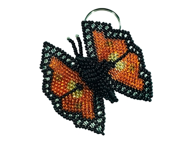 Keychain Charm - Butterfly Monarch
