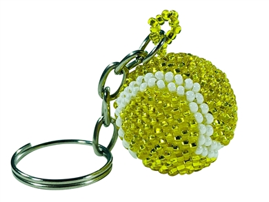 Keychain Charm - Tennis Ball