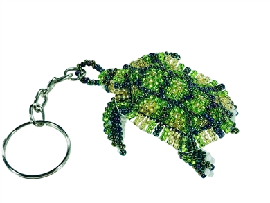 Keychain Charm - Turtle - Green/Gold/Lime