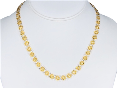 Necklace - Flower Chain Gold