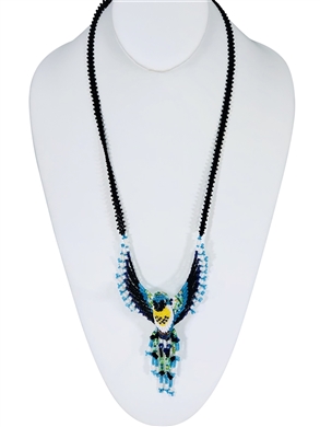 Necklace - Hummingbird blue