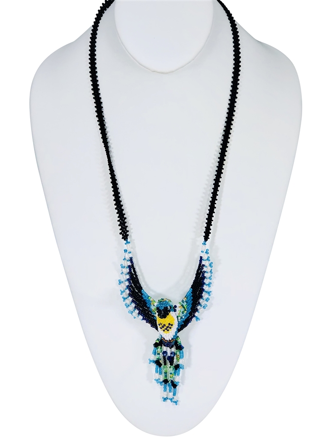 Necklace - Hummingbird blue