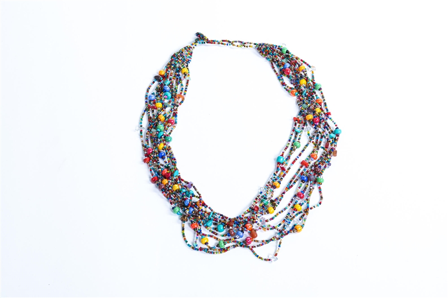 Carmen Necklace - 12 Strand Multicolor