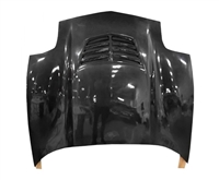 1997 - 2004 Chevrolet Corvette Stingray Style Carbon Fiber Hood - Carbon Creations