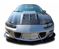 1998 - 2002 Chevrolet Camaro ZL1 Style Carbon Fiber Hood - Carbon Creations