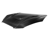 2010 - 2012 Hyundai Genesis Coupe Vader Style Carbon Fiber Hood - Carbon Creations