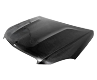 2012 - 2015 Mercedes C-Class AMG Style Carbon Fiber Hood - Carbon Creations