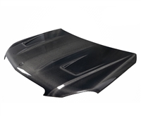 2012 - 2015 Mercedes C-Class Carlton Style Carbon Fiber Hood - Carbon Creations