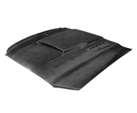 2013 - 2014 Ford Mustang CVX Style Carbon Fiber Hood - Carbon Creations