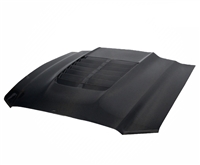 2013 - 2014 Ford Mustang GT500-V2 Style Carbon Fiber Hood - Carbon Creations