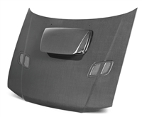 1998 - 2001 Subaru Impreza OEM Style Carbon Fiber Hood - Seibon