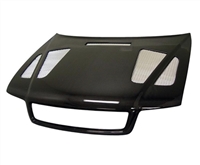 1998 - 2002 Audi S4 ER Style Carbon Fiber Hood - Seibon