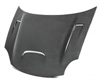 2000 - 2005 Dodge Neon DV Style Carbon Fiber Hood - Seibon