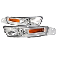 2005 - 2009 Ford Mustang Bumper Lights - Chrome