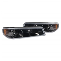 2004 - 2012 GMC Canyon Corner Lights - Gloss Black