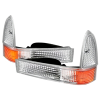 1999 - 2004 Ford Super Duty Corner Lights - Chrome