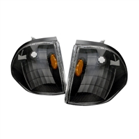 1987 - 1993 Ford Mustang Corner Lights - Black