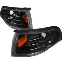 1994 - 1998 Ford Mustang Corner Lights - Black