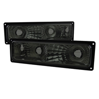 1988 - 1998 Chevy C/K Series Bumper Lights - Smoke