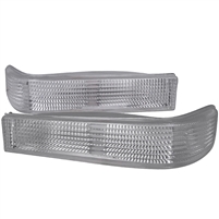 1993 - 1998 Jeep Grand Cherokee Bumper Lights - Chrome