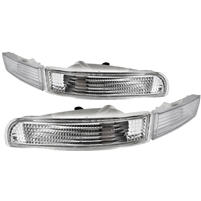 1995 - 1999 Nissan Maxima Bumper Lights - Chrome