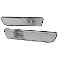 2005 - 2009 Ford Mustang Rear Bumper Lights - Chrome