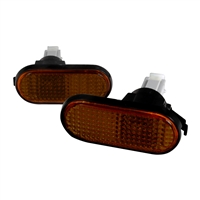 1992 - 1995 Honda Civic Side Marker Lights (Flat Shape) - Smoke