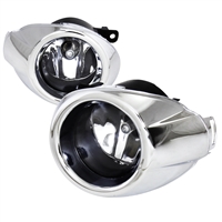 2012 - 2014 Ford Focus OEM Style Fog Lights W/Switch - Chrome