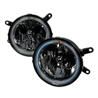 2005 - 2009 Ford Mustang GT CCFL Halo Fog Lights - Smoke