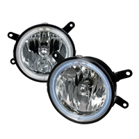 2005 - 2009 Ford Mustang GT CCFL Halo Fog Lights - Chrome