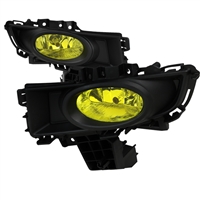 2007 - 2008 Mazda3 4Dr OEM Style Fog Lights W/Switch - Yellow