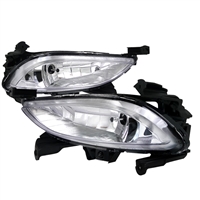 2011 - 2014 Hyundai Sonata OEM Style Fog Lights W/Switch - Chrome