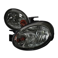 2003 - 2005 Dodge Neon Crystal Headlights - Smoke