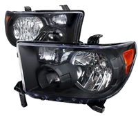 2007 - 2013 Toyota Tundra Crystal Headlights - Black