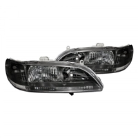 1998 - 2002 Honda Accord Crystal Headlights - Black