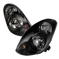 2003 - 2004 Infiniti G35 Sedan Crystal Headlights - Black