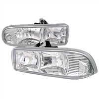 1998 - 2005 Chevy Blazer Euro Style Headlights - Chrome