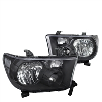 2007 - 2013 Toyota Tundra Crystal Headlights - Black