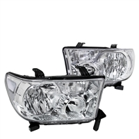 2007 - 2013 Toyota Tundra Crystal Headlights - Chrome