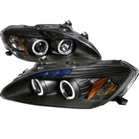 2004 - 2009 Honda S2000 Projector LED Halo Headlights - Black