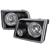 1993 - 1997 Ford Ranger Projector Headlights - Black