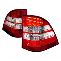 1998 - 2005 Mercedes ML-Class W163 LED Tail Lights - Red